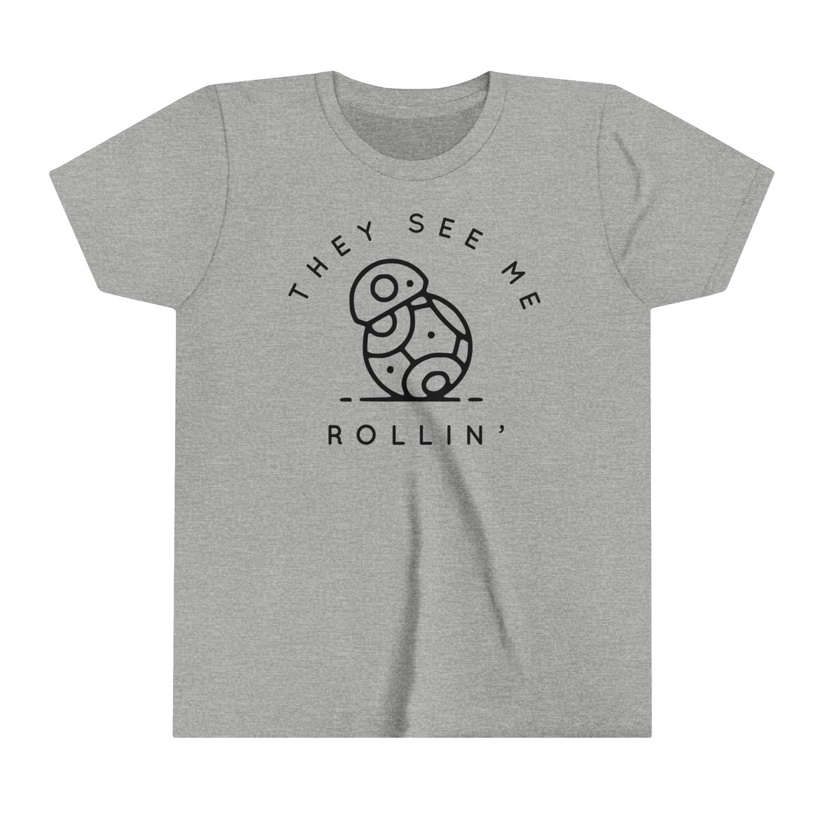They See Me Rollin' Bella Canvas Youth Short Sleeve Tee