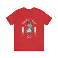There's A Snake In My Boot Bella Canvas Unisex Jersey Short Sleeve Tee