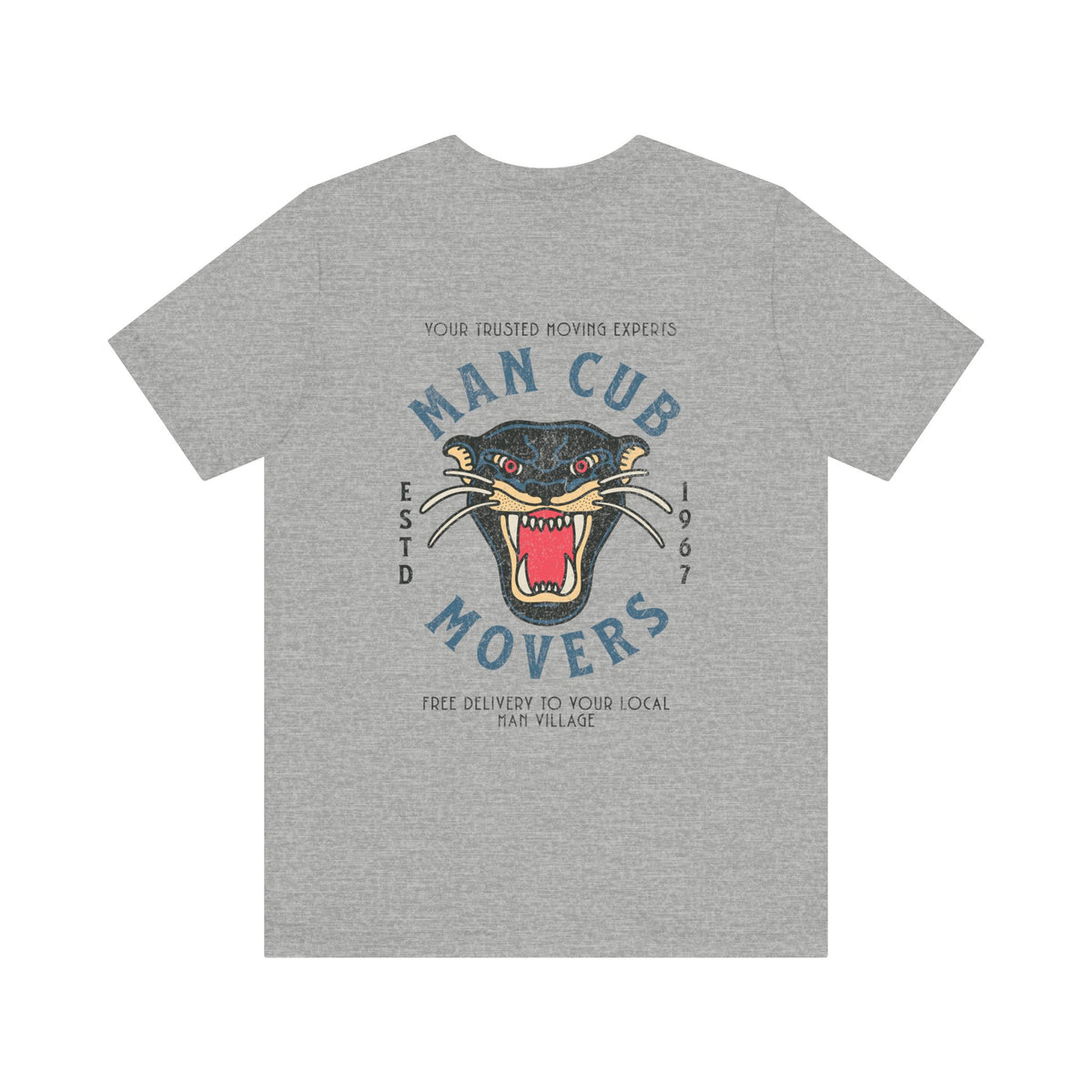 Man Cub Movers Bella Canvas Unisex Jersey Short Sleeve Tee