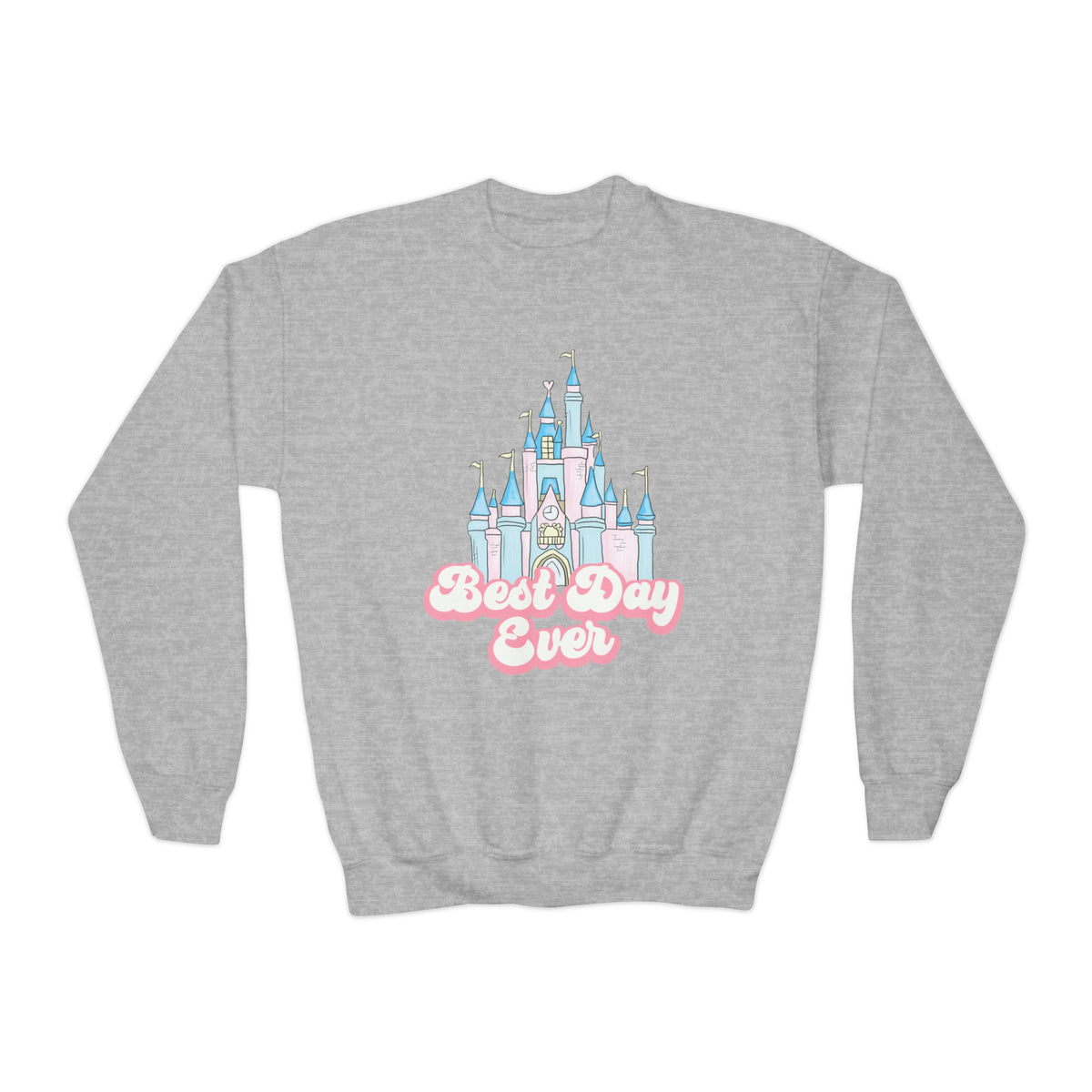 Best Day Ever Gildan Youth Crewneck Sweatshirt