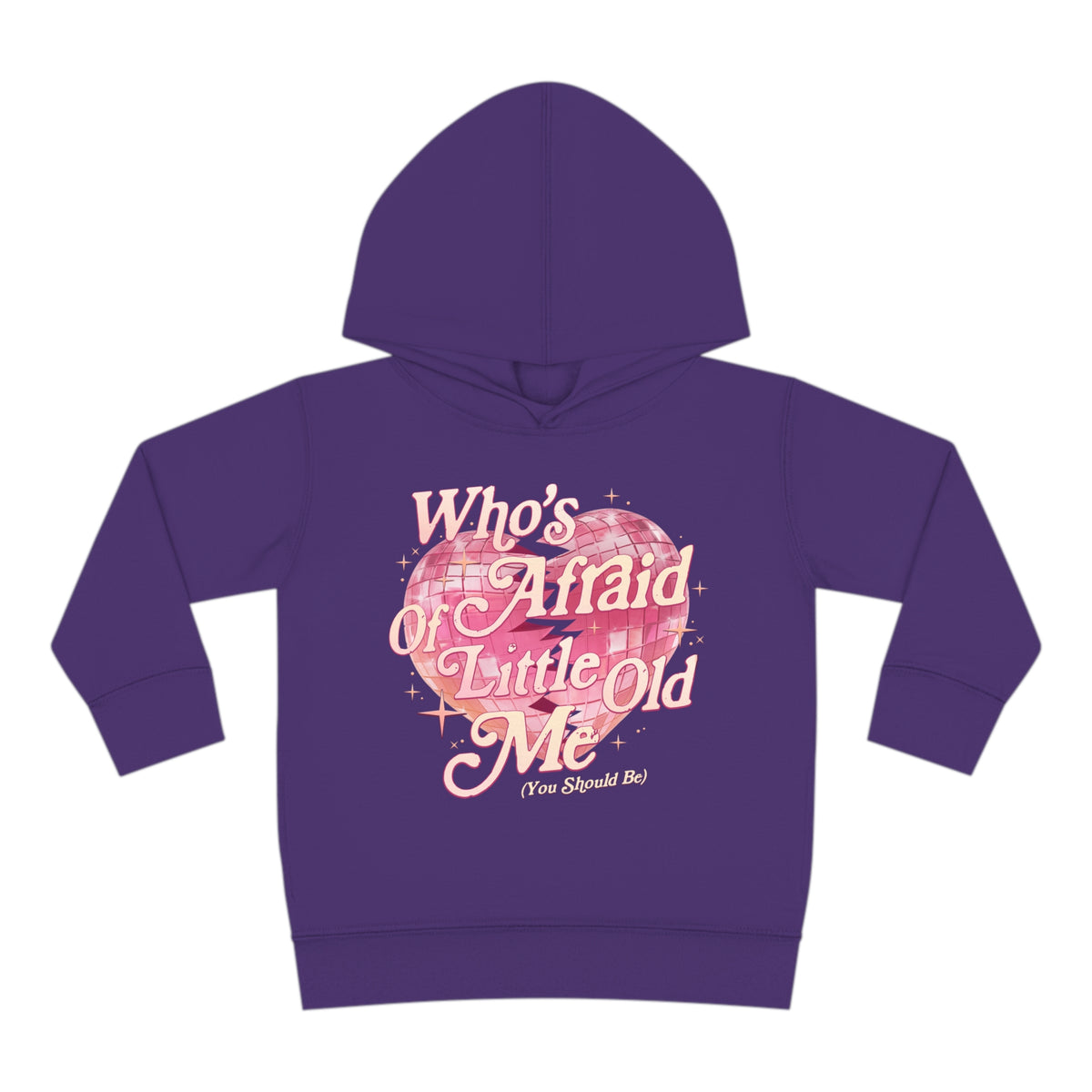 Who's Afraid Of Little Old Me Toddler Pullover Rabbit Skins Fleece Hoodie