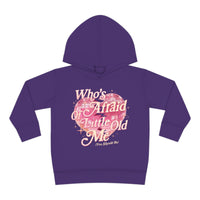 Who's Afraid Of Little Old Me Toddler Pullover Rabbit Skins Fleece Hoodie