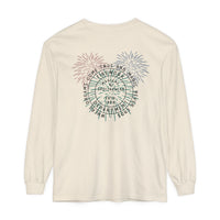 Firework Department Comfort Colors Unisex Garment-dyed Long Sleeve T-Shirt