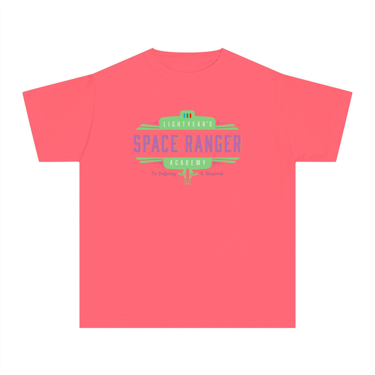 Lightyear's Space Ranger Academy Comfort Colors Youth Midweight Tee
