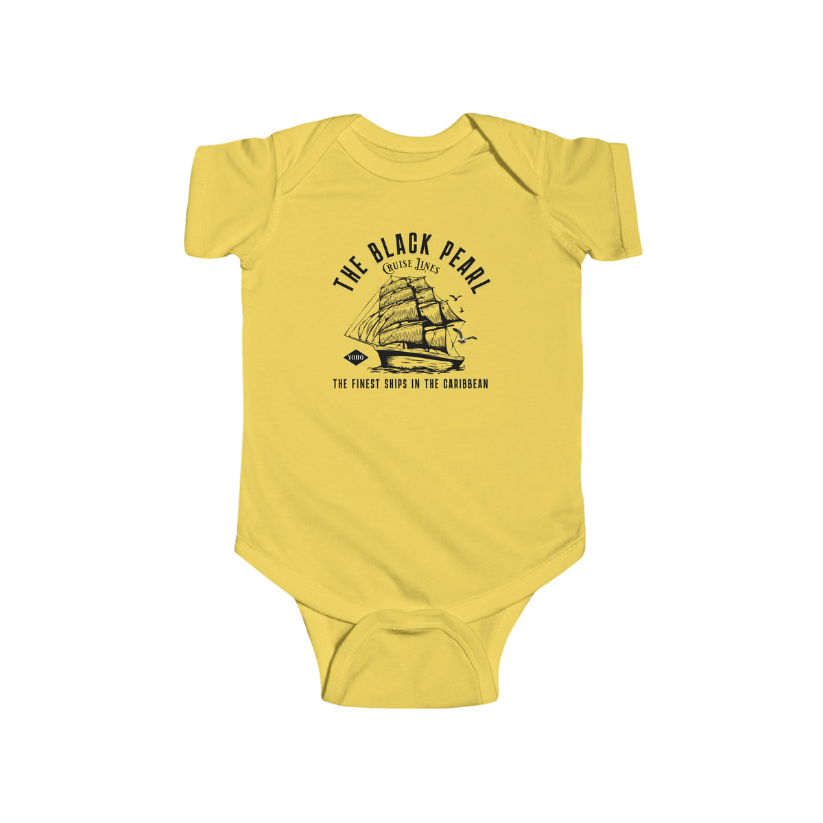 Black Pearl Cruise Lines Rabbit Skins Infant Fine Jersey Bodysuit