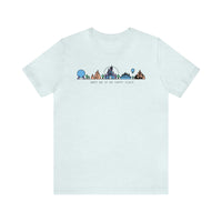 Meet Me At My Happy Place Bella Canvas Unisex Jersey Short Sleeve Tee