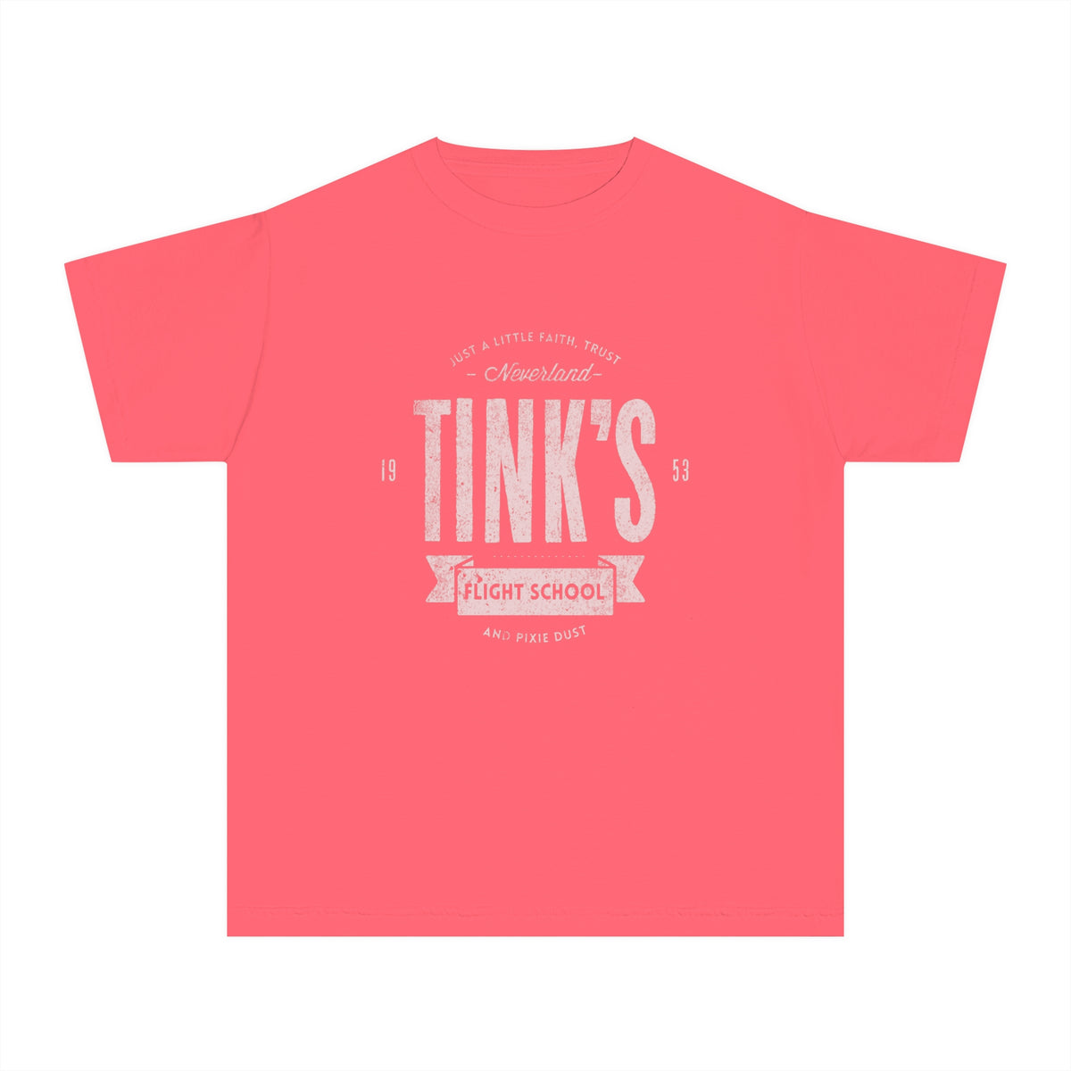 Tink's Flight School Comfort Colors Youth Midweight Tee