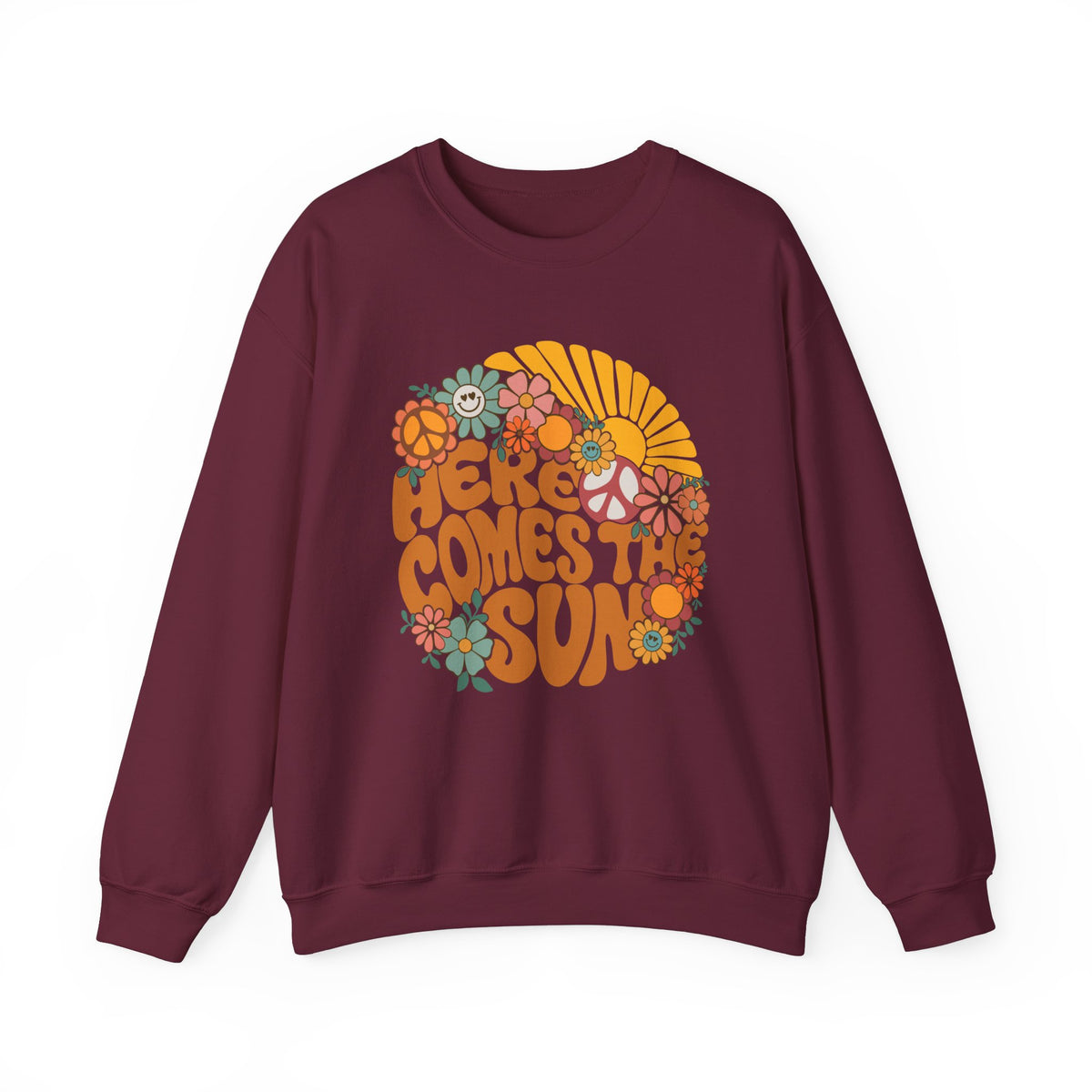 Here Comes The Sun Gildan Unisex Heavy Blend™ Crewneck Sweatshirt