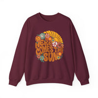 Here Comes The Sun Gildan Unisex Heavy Blend™ Crewneck Sweatshirt