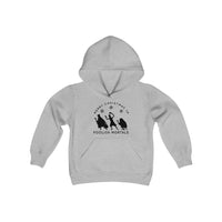 Merry Christmas Ya Foolish Mortals Gildan Youth Heavy Blend Hooded Sweatshirt