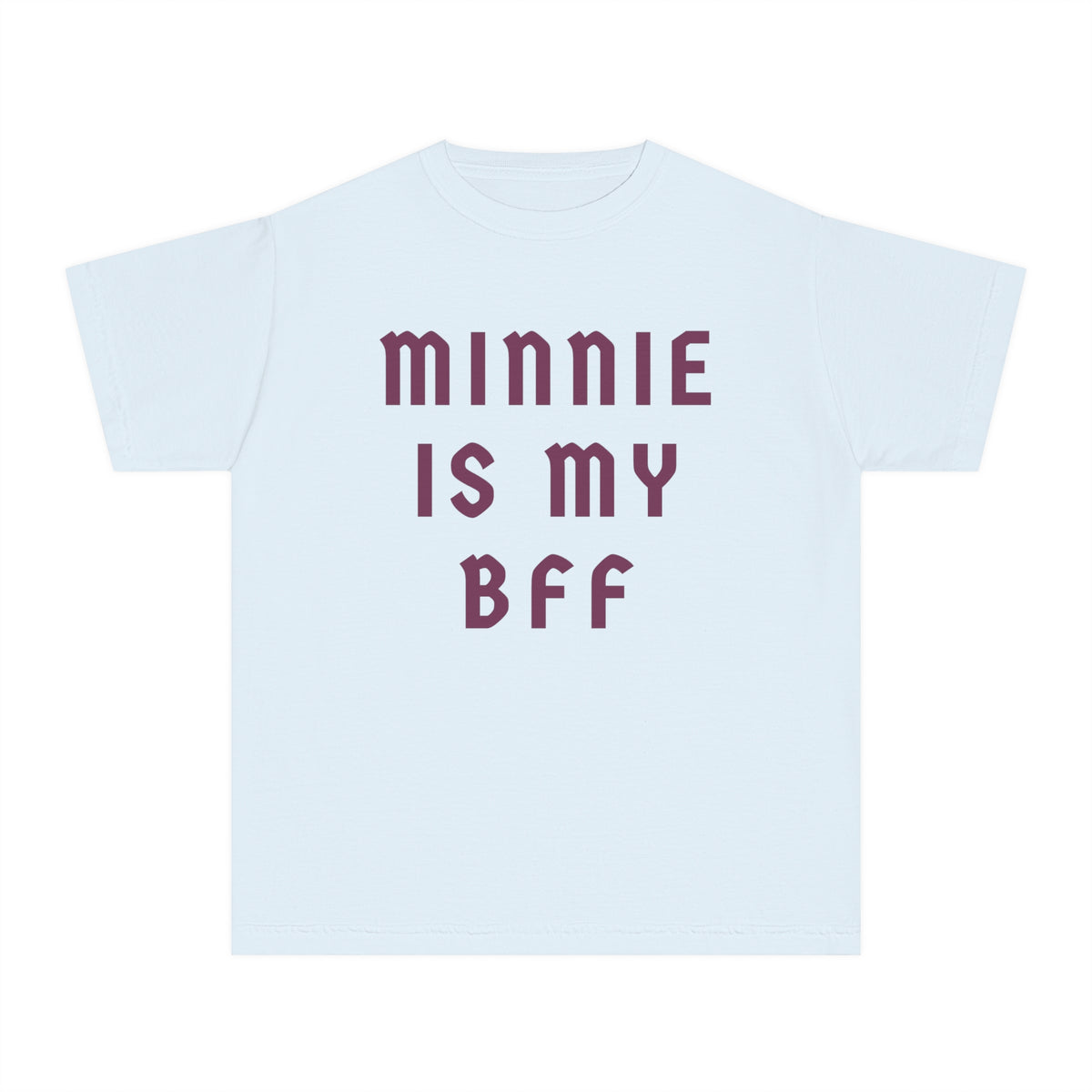 Minnie Is My BFF Comfort Colors Youth Midweight Tee