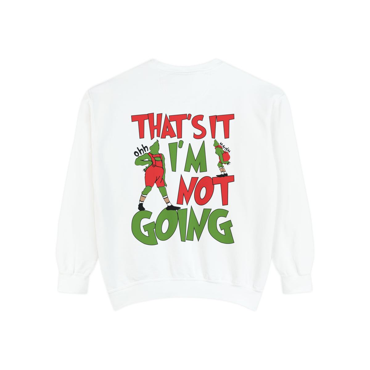 That's It I'm Not Going Comfort Colors Unisex Garment-Dyed Sweatshirt