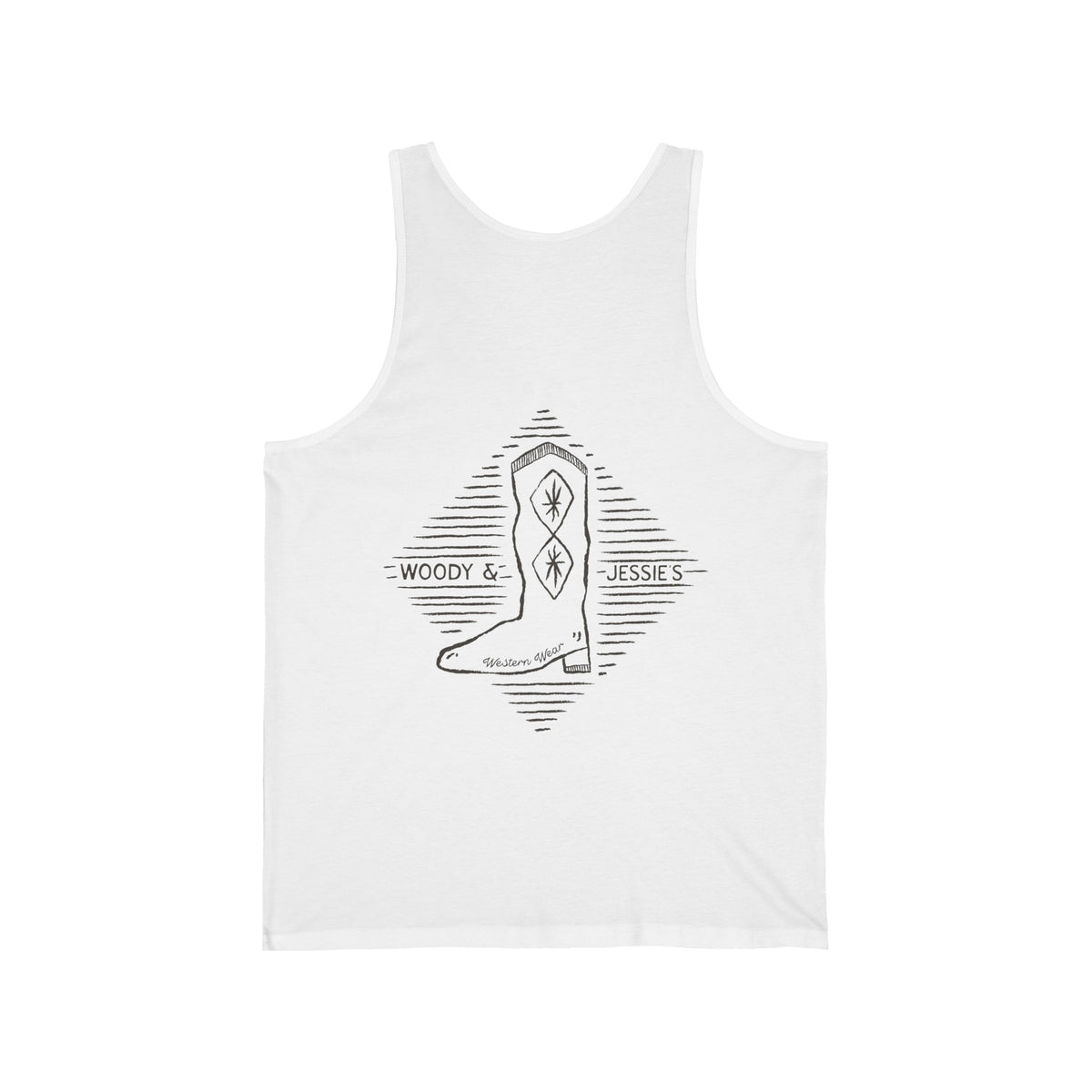 Woody & Jessie's Western Wear Bella Canvas Unisex Jersey Tank