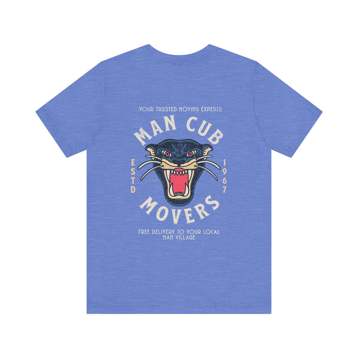 Man Cub Movers Bella Canvas Unisex Jersey Short Sleeve Tee