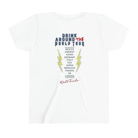 Drink Around The World Tour Bella Canvas Youth Short Sleeve Tee