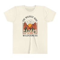 The Wildest Ride In The Wilderness Bella Canvas Youth Short Sleeve Tee
