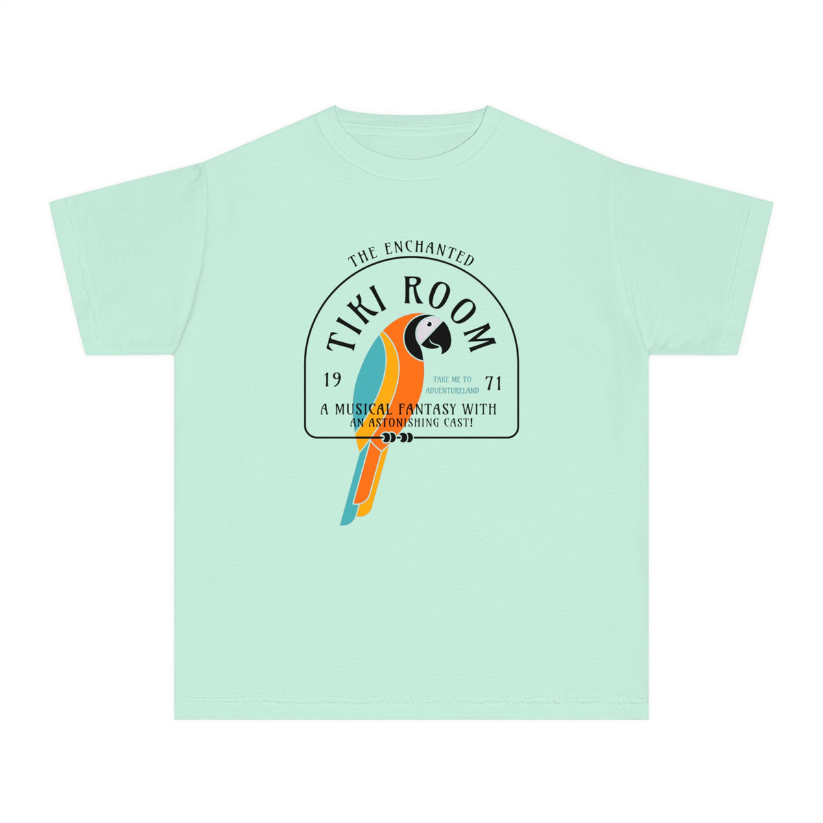 Enchanted Tiki Room Comfort Colors Youth Midweight Tee