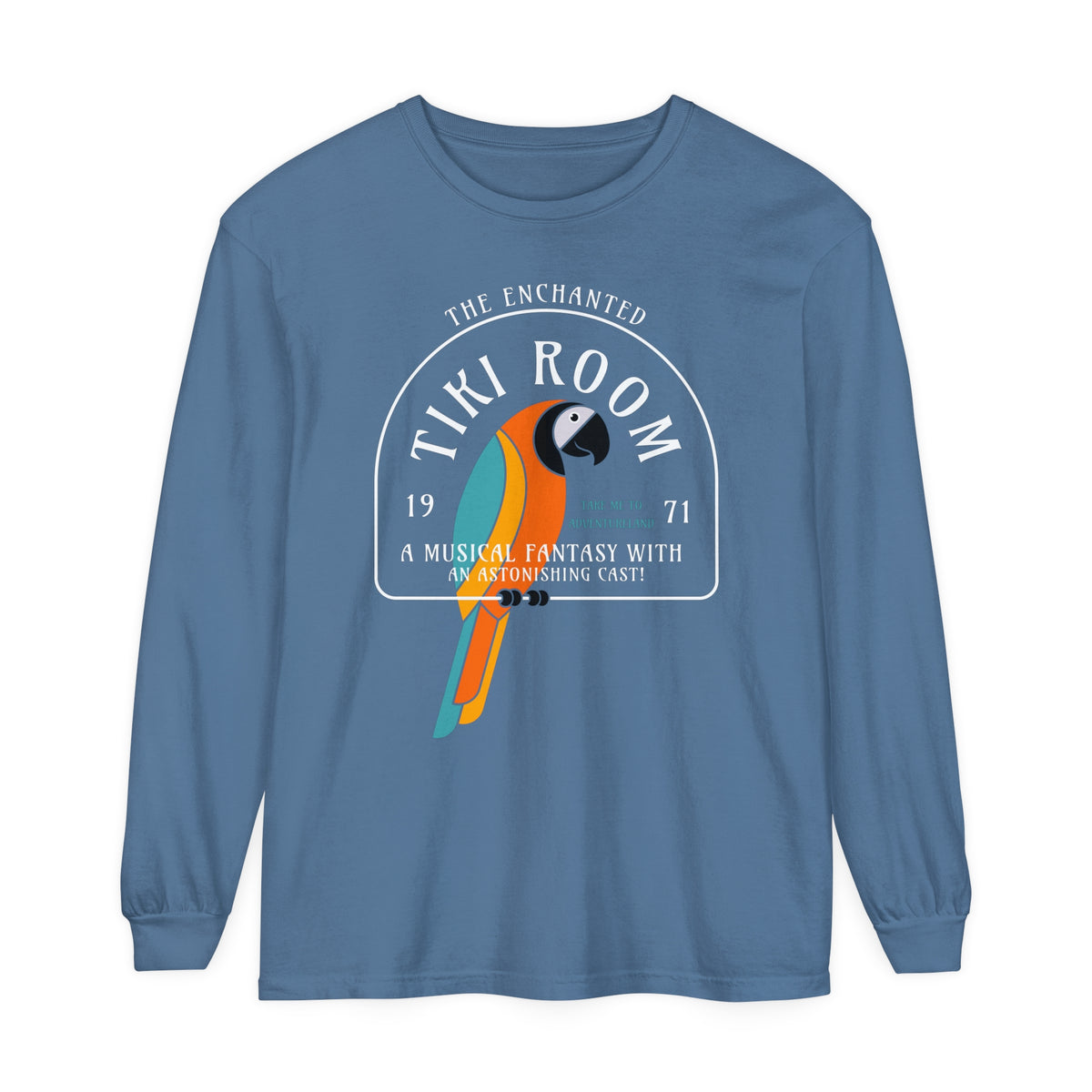 Enchanted Tiki Room Comfort Colors Unisex Garment-dyed Long Sleeve T-Shirt