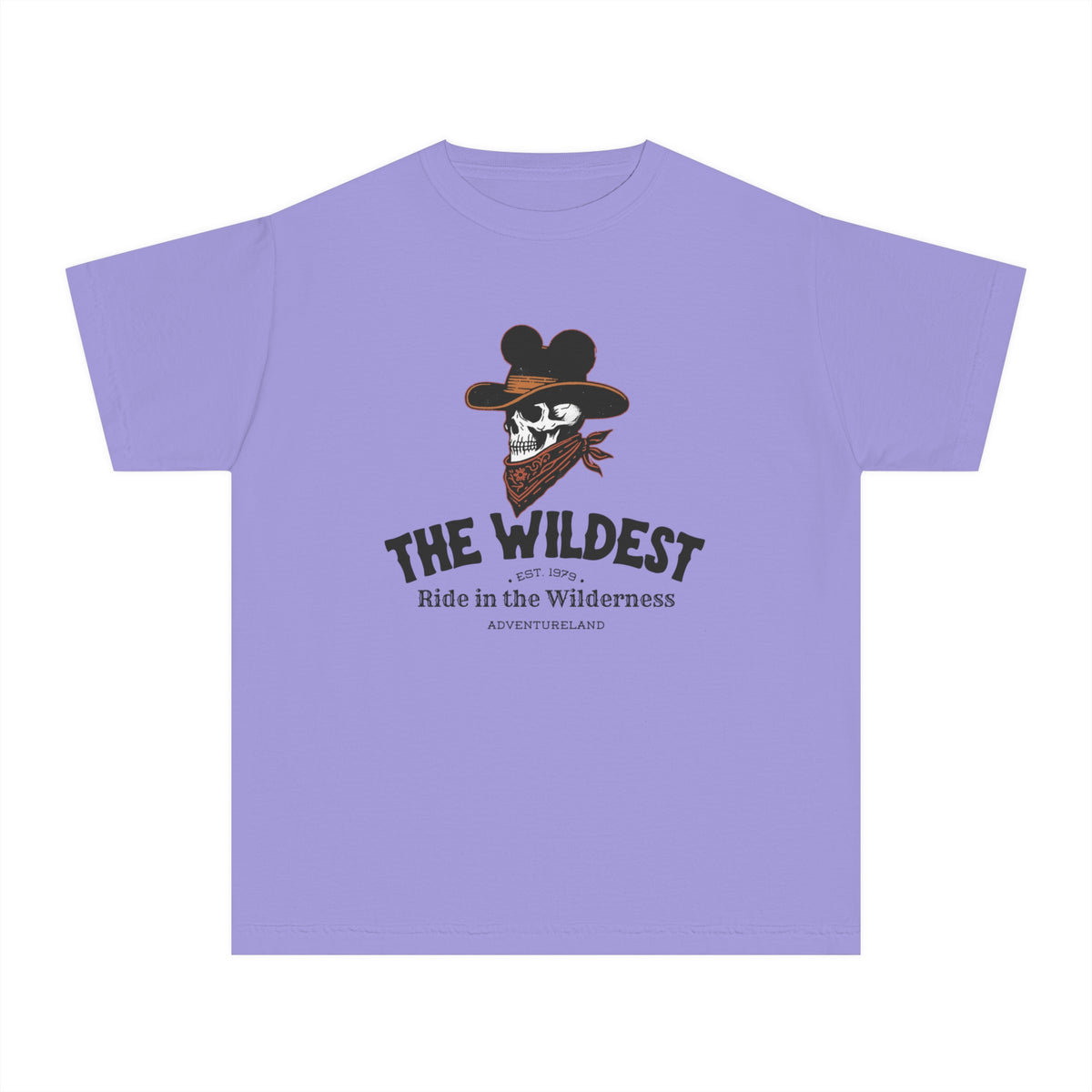 The Wildest Ride in the Wilderness Comfort Colors Youth Midweight Tee