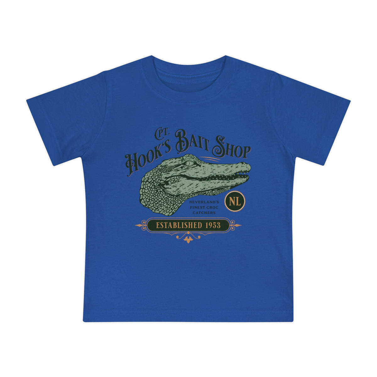 Captain Hook’s Bait Shop Bella Canvas Baby Short Sleeve T-Shirt