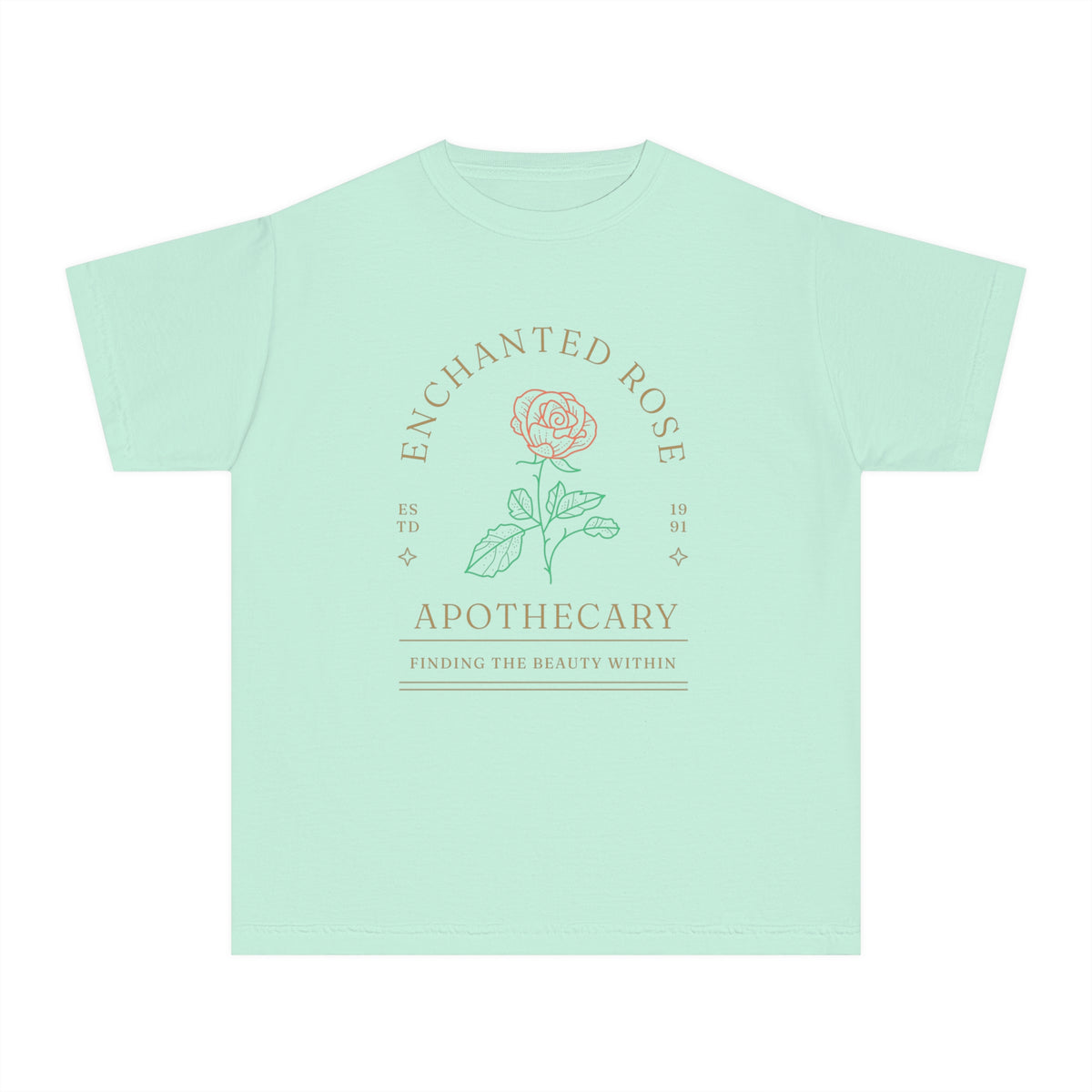Enchanted Rose Apothecary Comfort Colors Youth Midweight Tee
