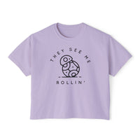 They See Me Rollin' Comfort Colors Women's Boxy Tee