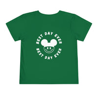 Best Day Ever Bella Canvas Toddler Short Sleeve Tee