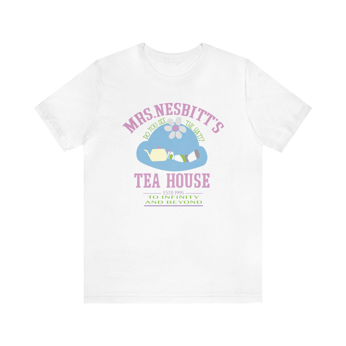 Mrs. Nesbitt’s Tea House Bella Canvas Unisex Jersey Short Sleeve Tee