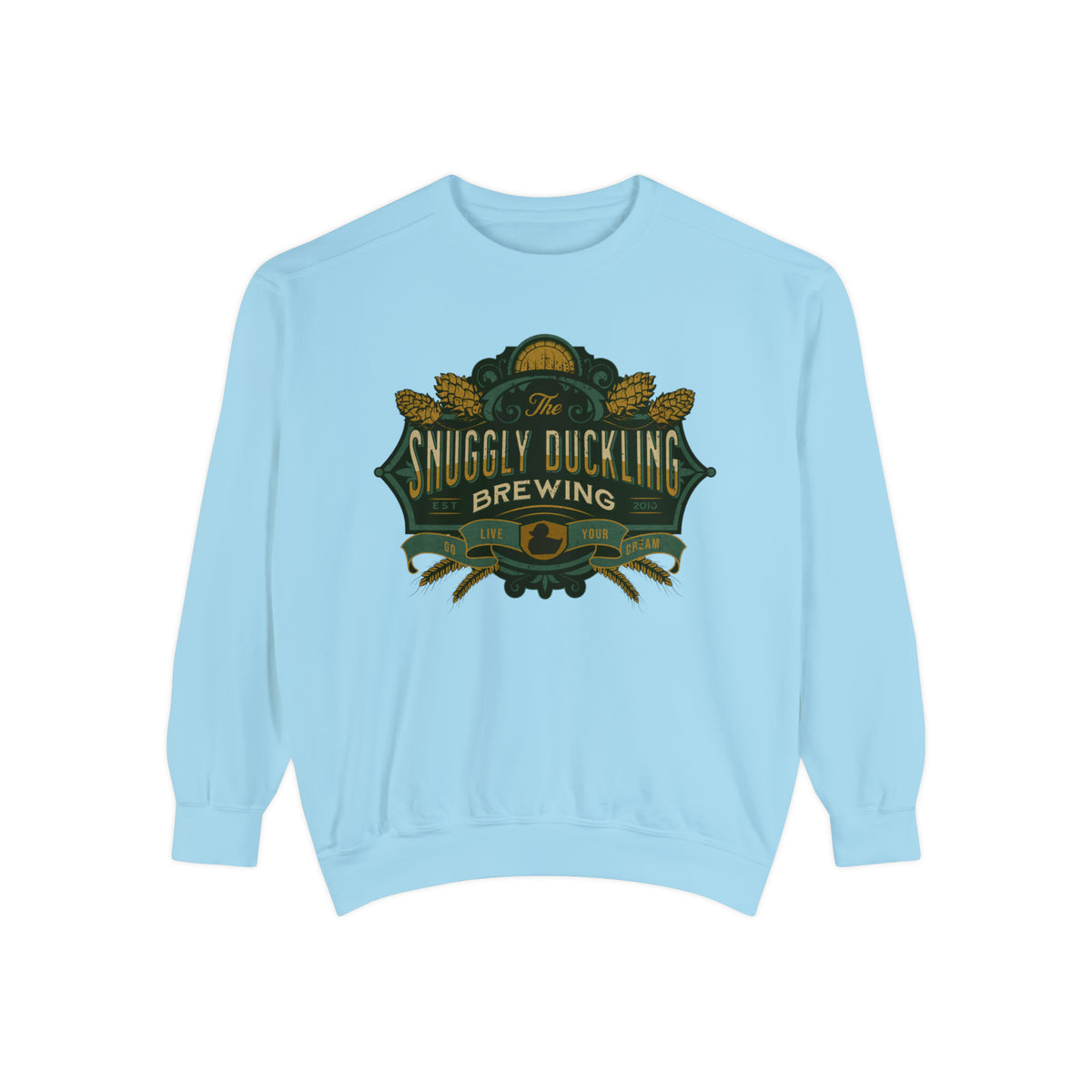 The Snuggly Duckling Brewing Comfort Colors Unisex Garment-Dyed Sweatshirt