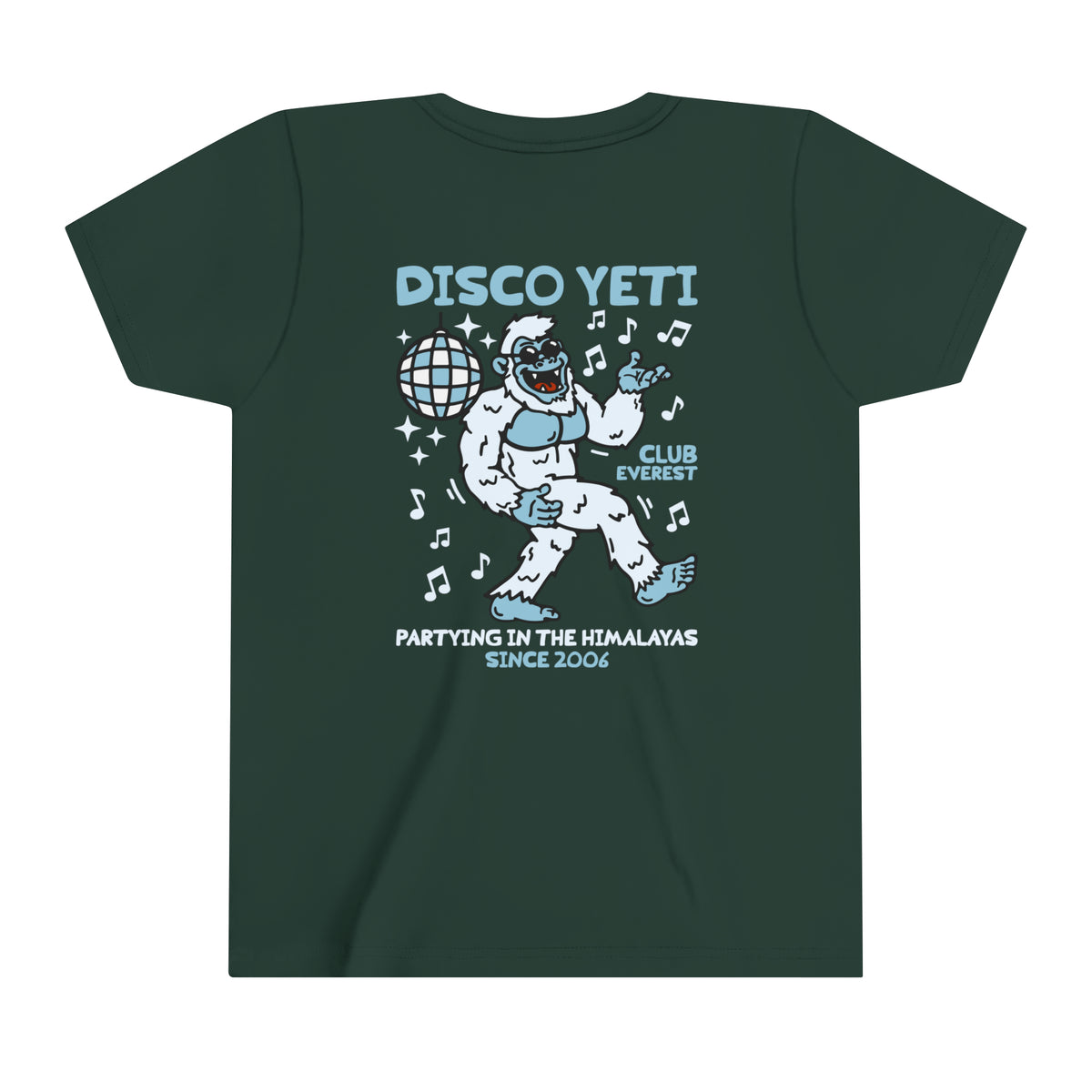 Disco Yeti Bella Canvas Youth Short Sleeve Tee