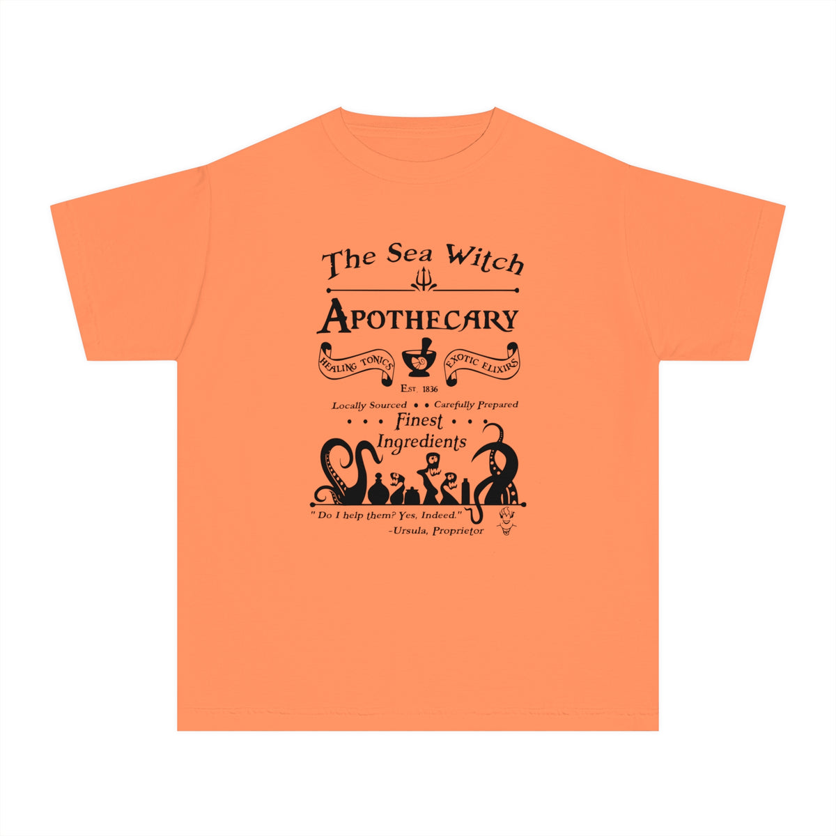 Sea Witch Apothecary Comfort Colors Youth Midweight Tee