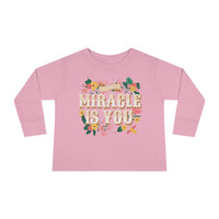 The Miracle Is You Rabbit Skins Toddler Long Sleeve Tee