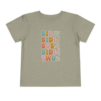 Bib Bidi Bob Bidi Two Bella Canvas Toddler Short Sleeve Tee