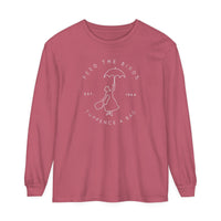 Feed The Birds Comfort Colors Unisex Garment-dyed Long Sleeve T-Shirt