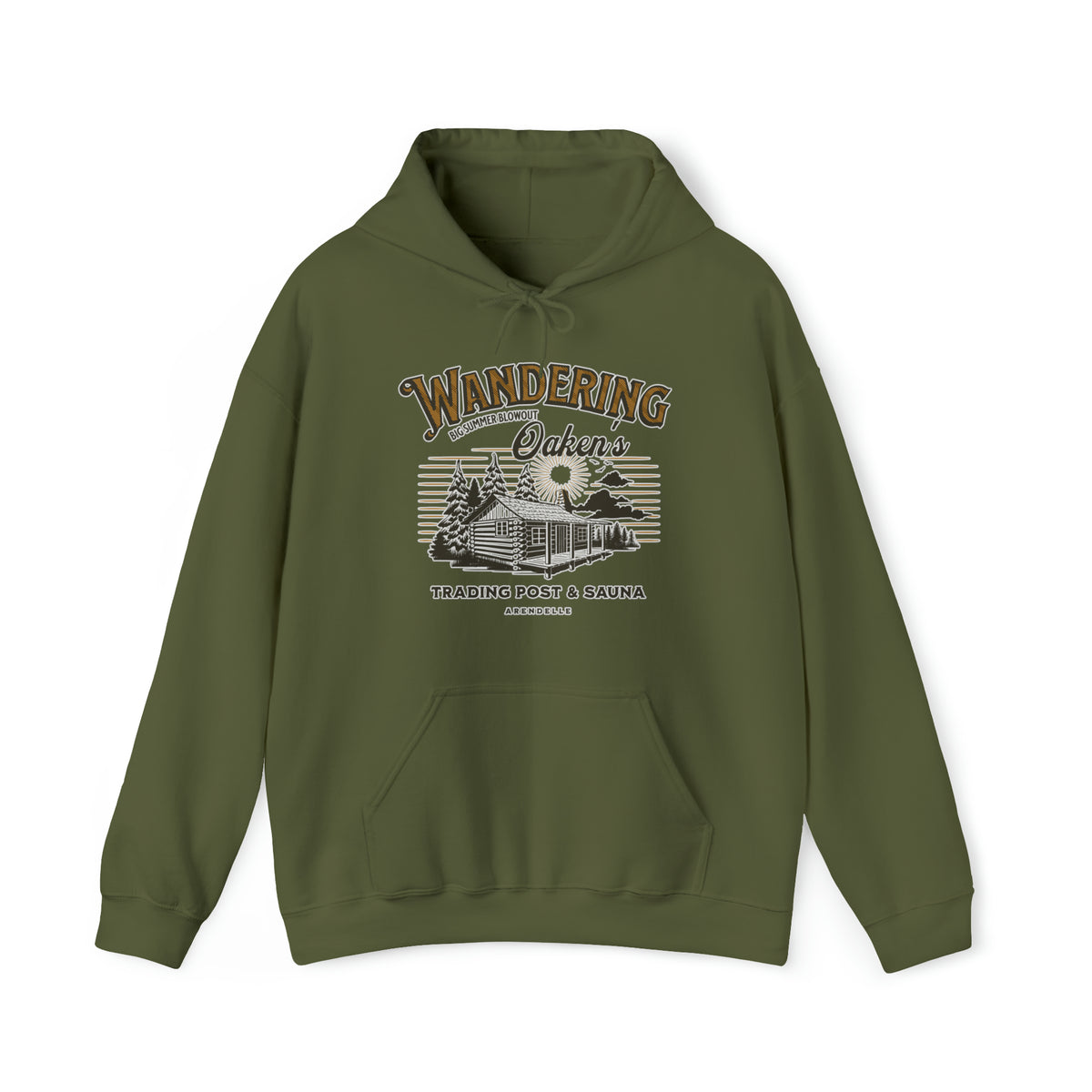 Wandering Oaken’s Trading Post Gildan Unisex Heavy Blend™ Hooded Sweatshirt