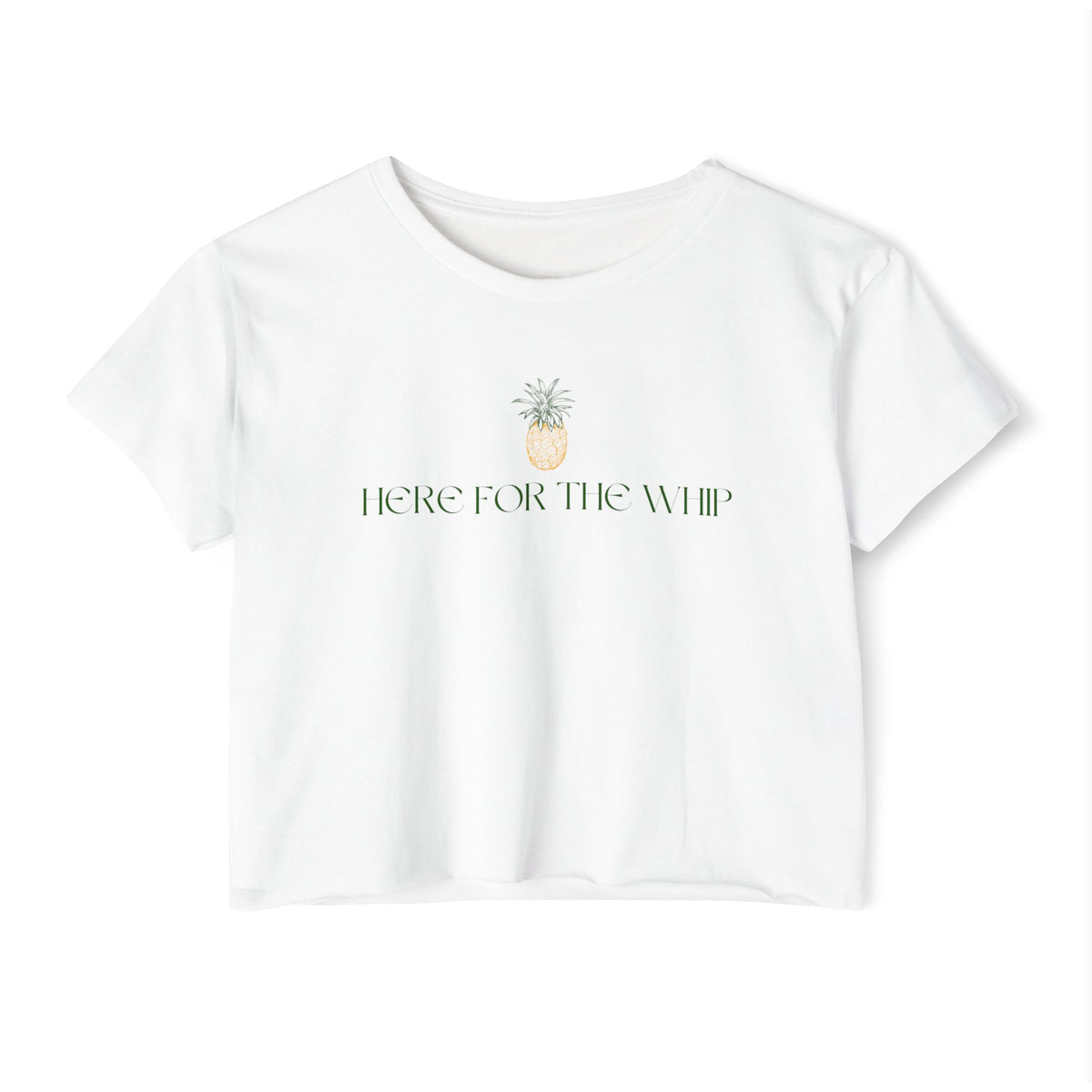 Here for the Whip Women's Festival Crop Top