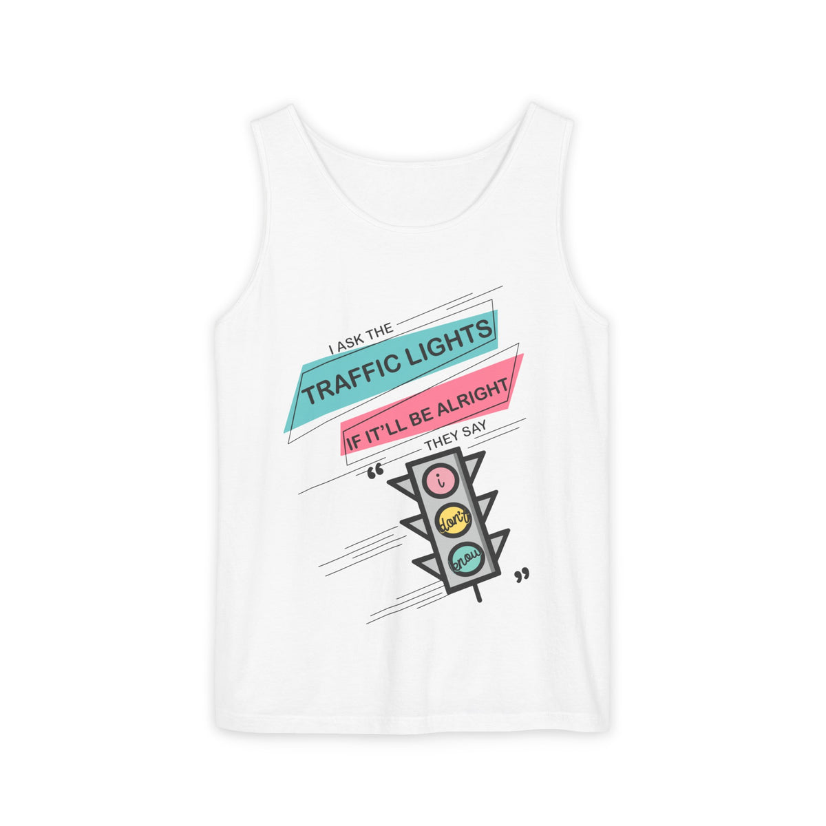 Traffic Lights Swiftie Comfort Colors Unisex Garment-Dyed Tank Top