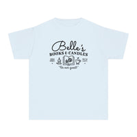 Belle’s Books & Candles Comfort Colors Youth Midweight Tee