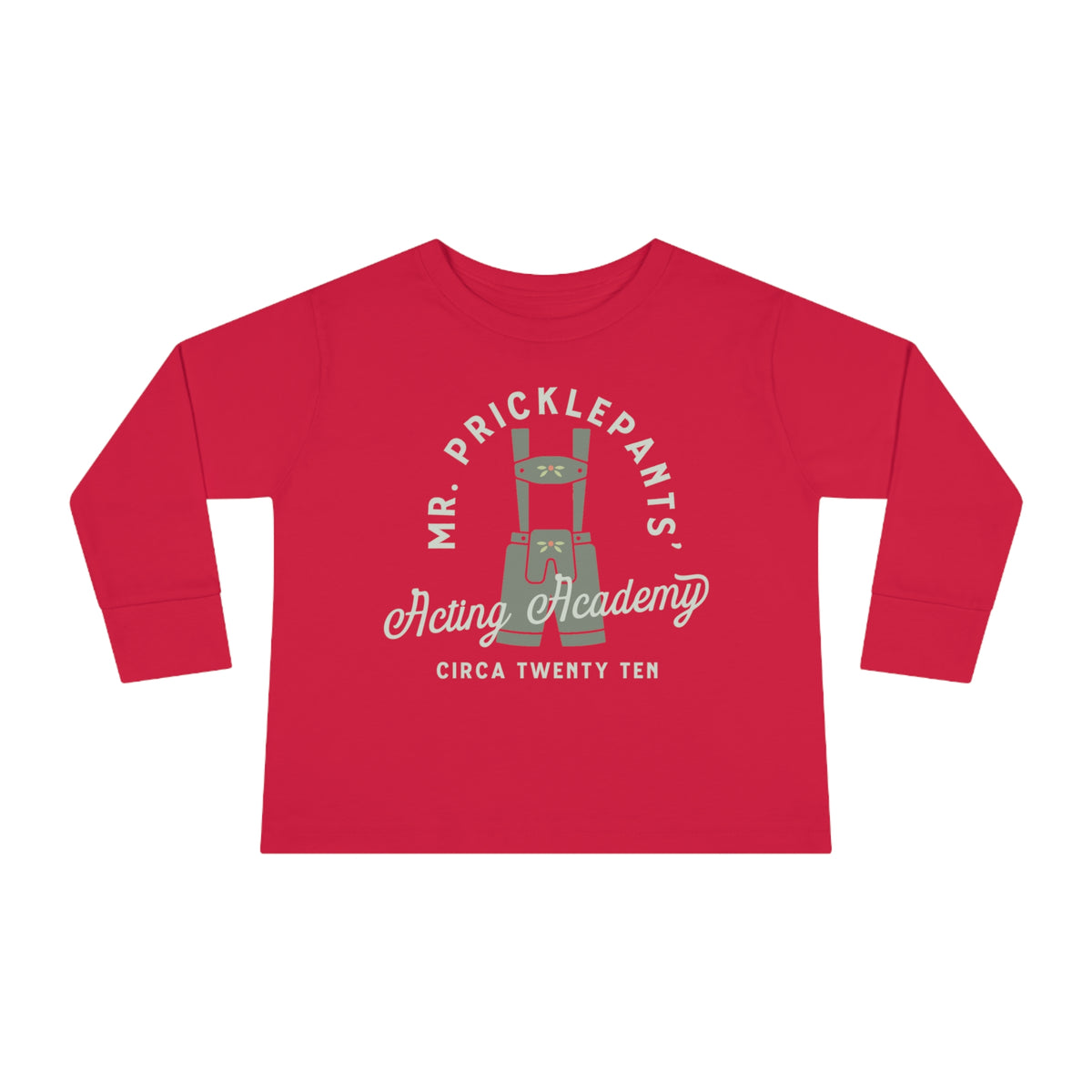 Mr. Pricklepants’ Acting Academy Rabbit Skins Toddler Long Sleeve Tee