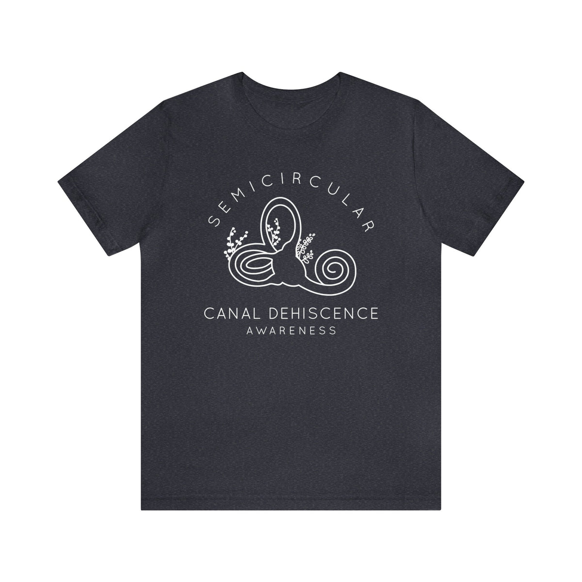 Semicircular Canal Dehiscence Awareness Awareness Bella Canvas Unisex Jersey Short Sleeve Tee