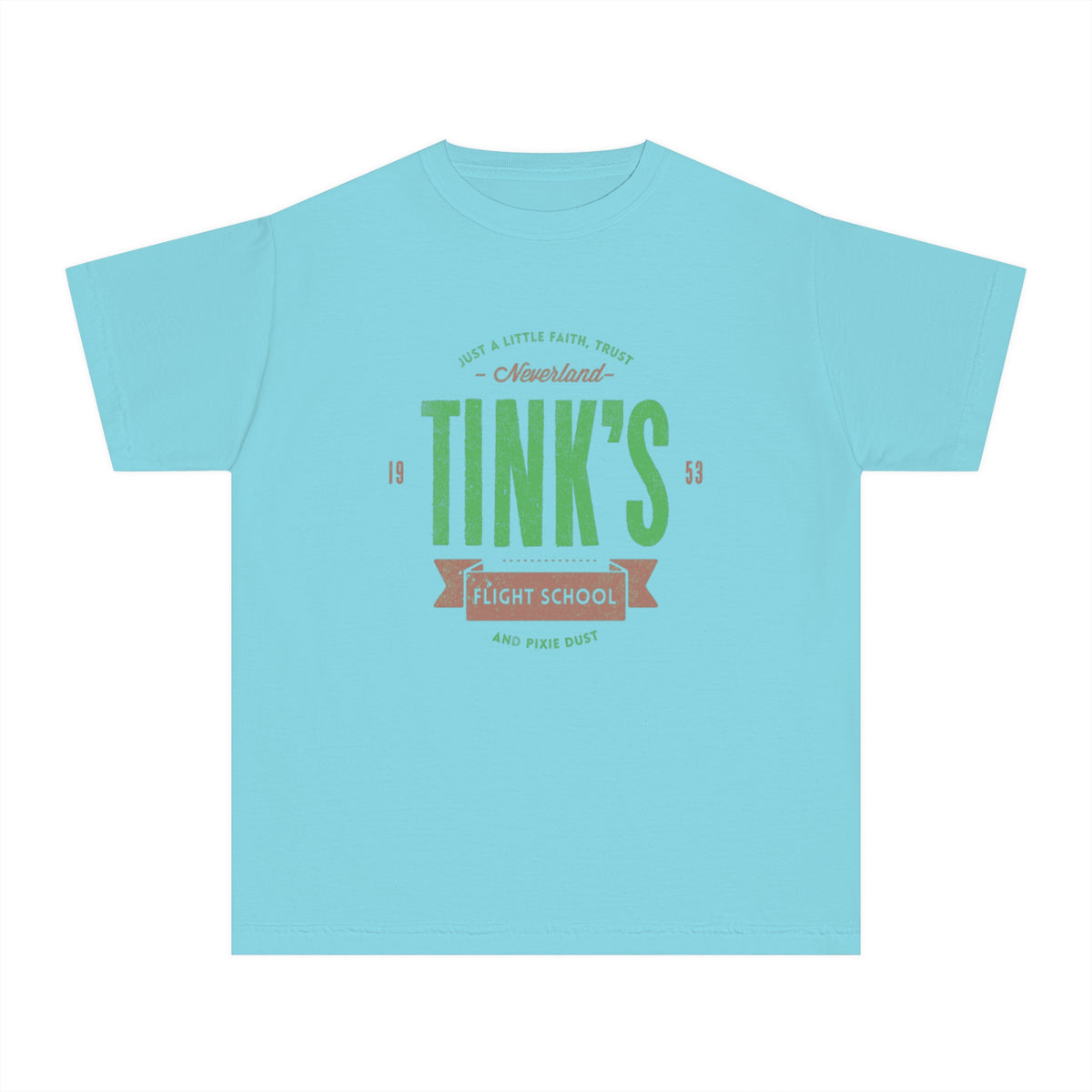 Tink's Flight School Comfort Colors Youth Midweight Tee