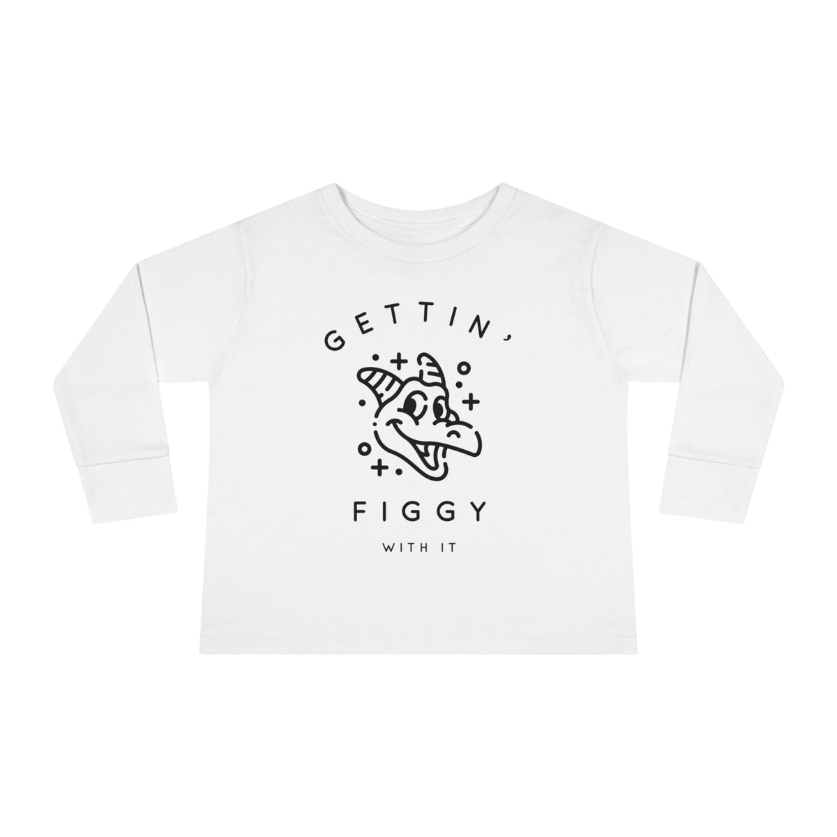 Gettin' Figgy With It Rabbit Skins Toddler Long Sleeve Tee