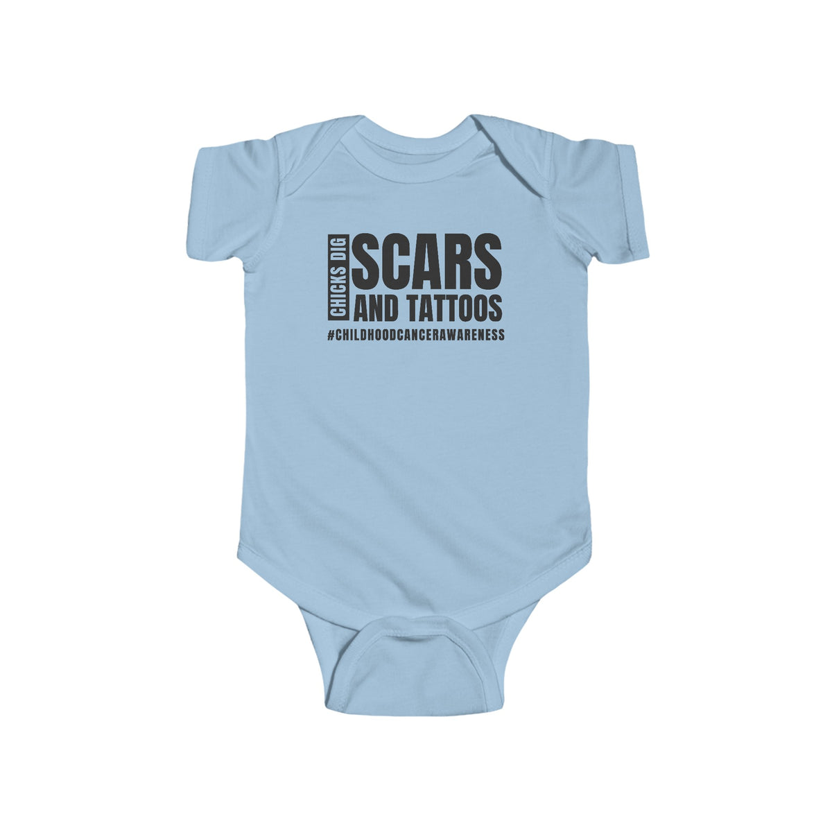Chicks Dig Scars and Tattoos Rabbit Skins Infant Fine Jersey Bodysuit