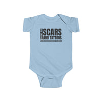Chicks Dig Scars and Tattoos Rabbit Skins Infant Fine Jersey Bodysuit