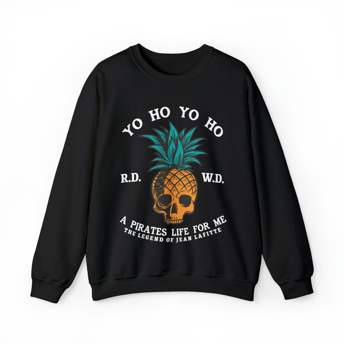 Yo Ho Pirates Life For Me Gildan Unisex Heavy Blend™ Crewneck Sweatshirt