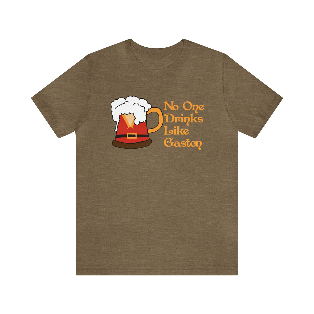 No One Drinks Like Gaston Bella Canvas Unisex Jersey Short Sleeve Tee