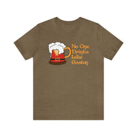 No One Drinks Like Gaston Bella Canvas Unisex Jersey Short Sleeve Tee
