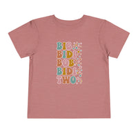 Bib Bidi Bob Bidi Two Bella Canvas Toddler Short Sleeve Tee