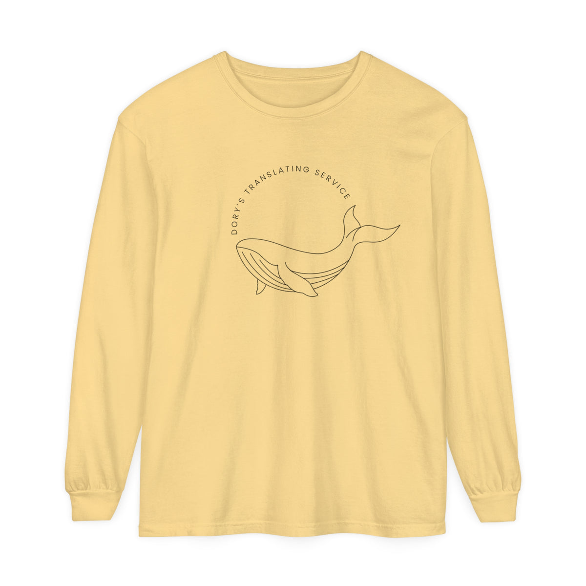 Dory's Translating Service Comfort Colors Unisex Garment-dyed Long Sleeve T-Shirt