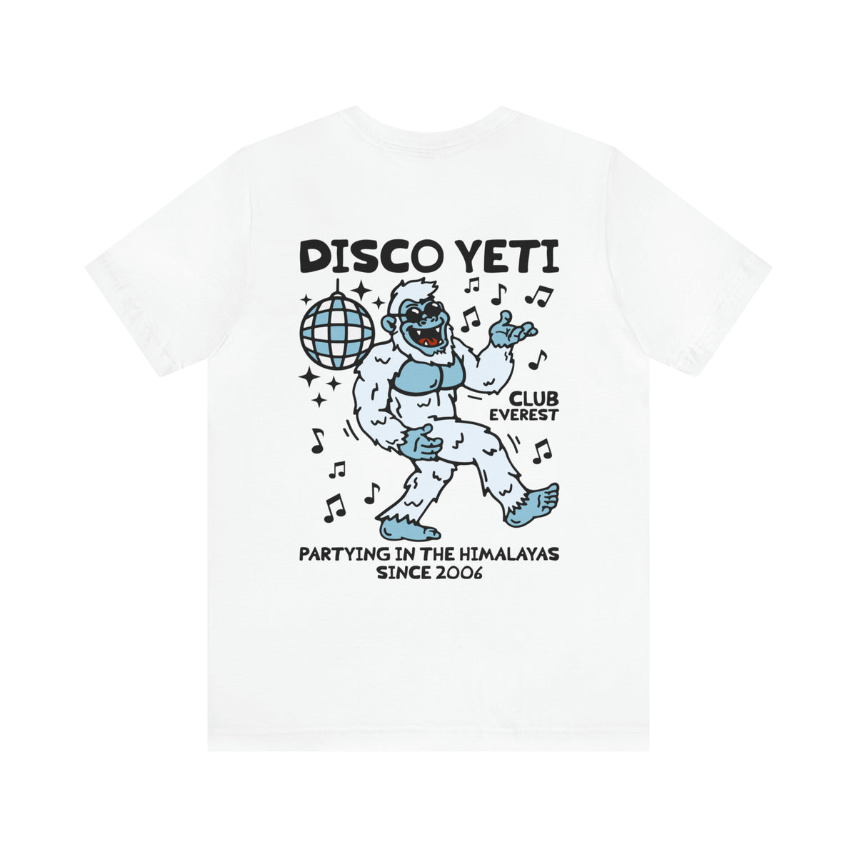 Disco Yeti Bella Canvas Unisex Jersey Short Sleeve Tee